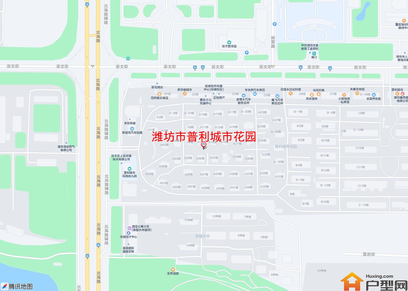 普利城市花园小区 - 户型网