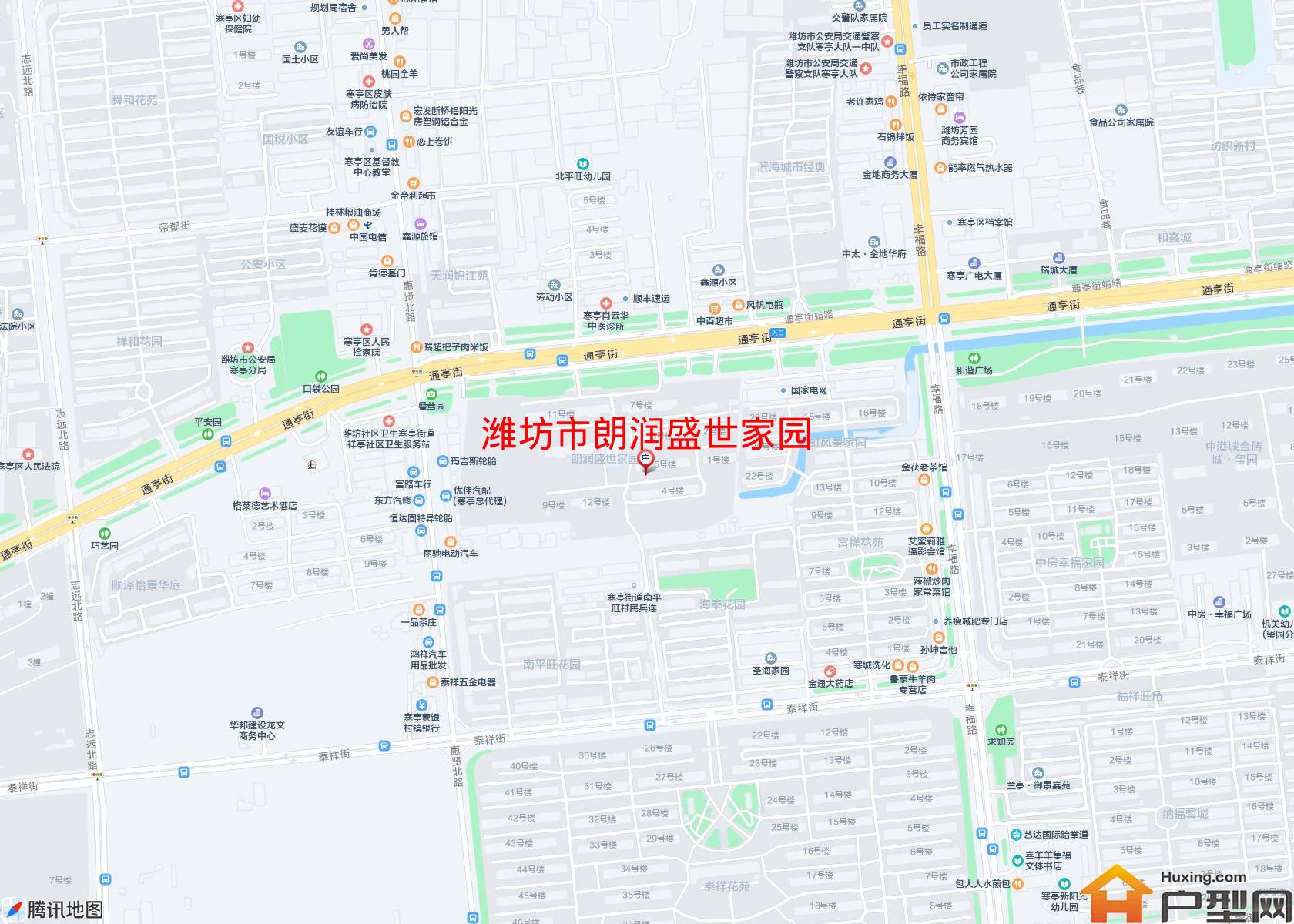 朗润盛世家园小区 - 户型网