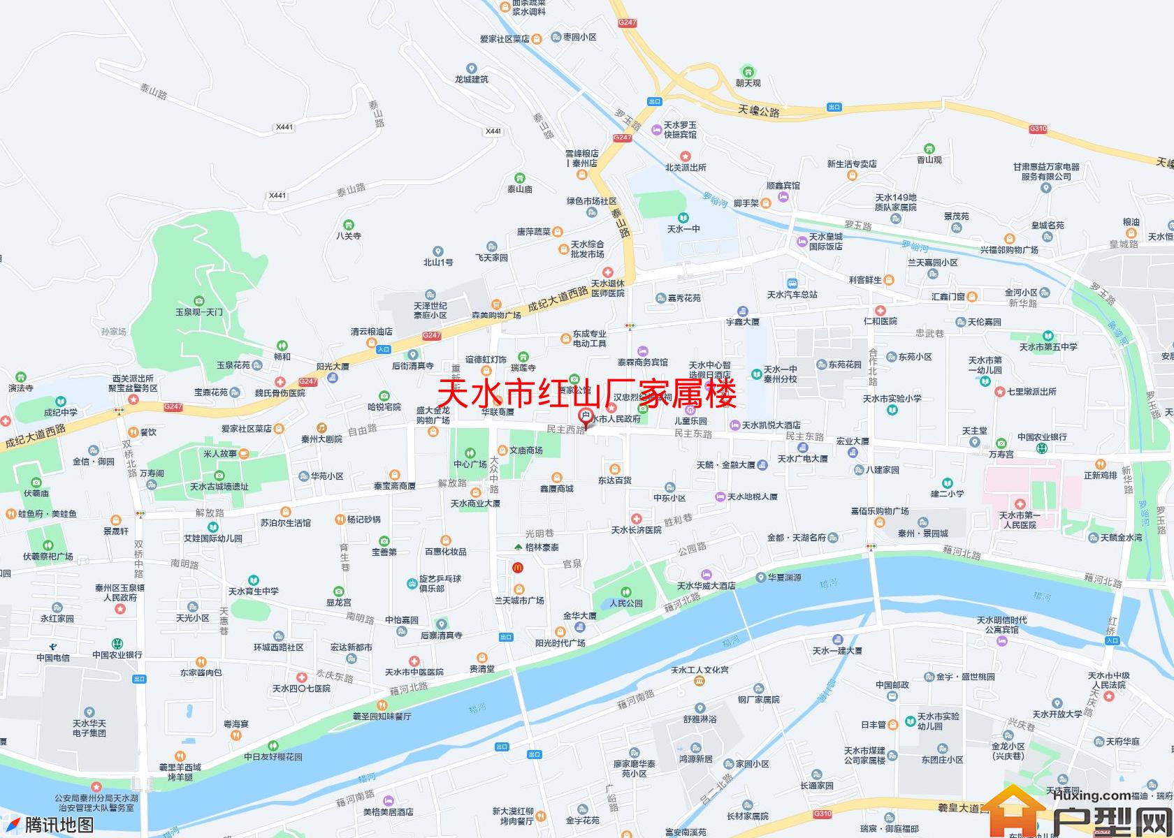 红山厂家属楼小区 - 户型网
