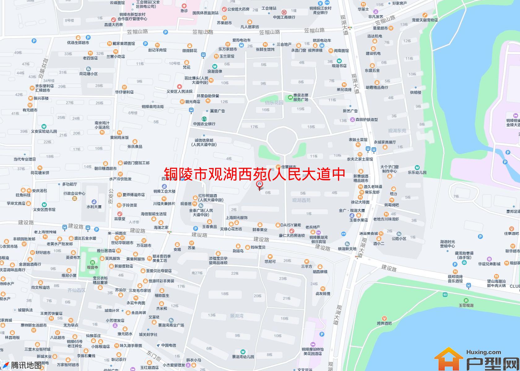观湖西苑(人民大道中段)小区 - 户型网