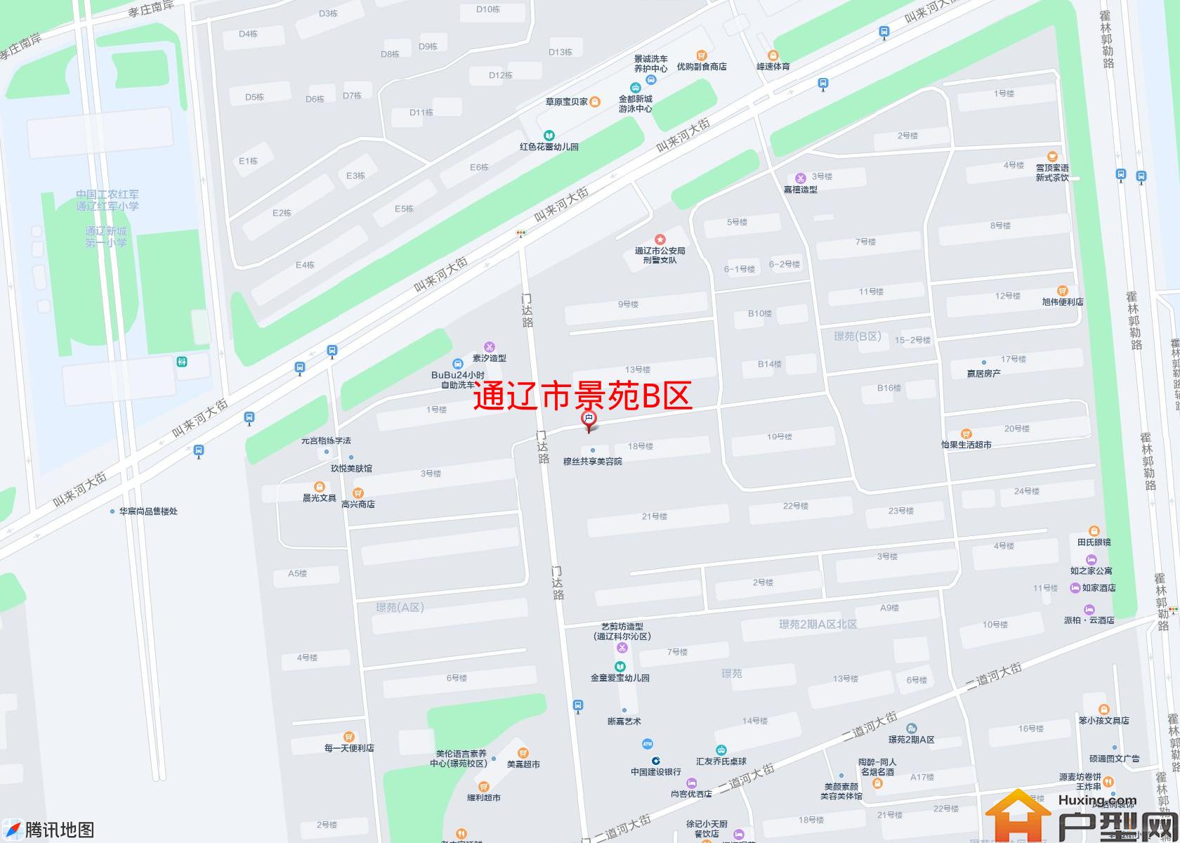 景苑B区小区 - 户型网