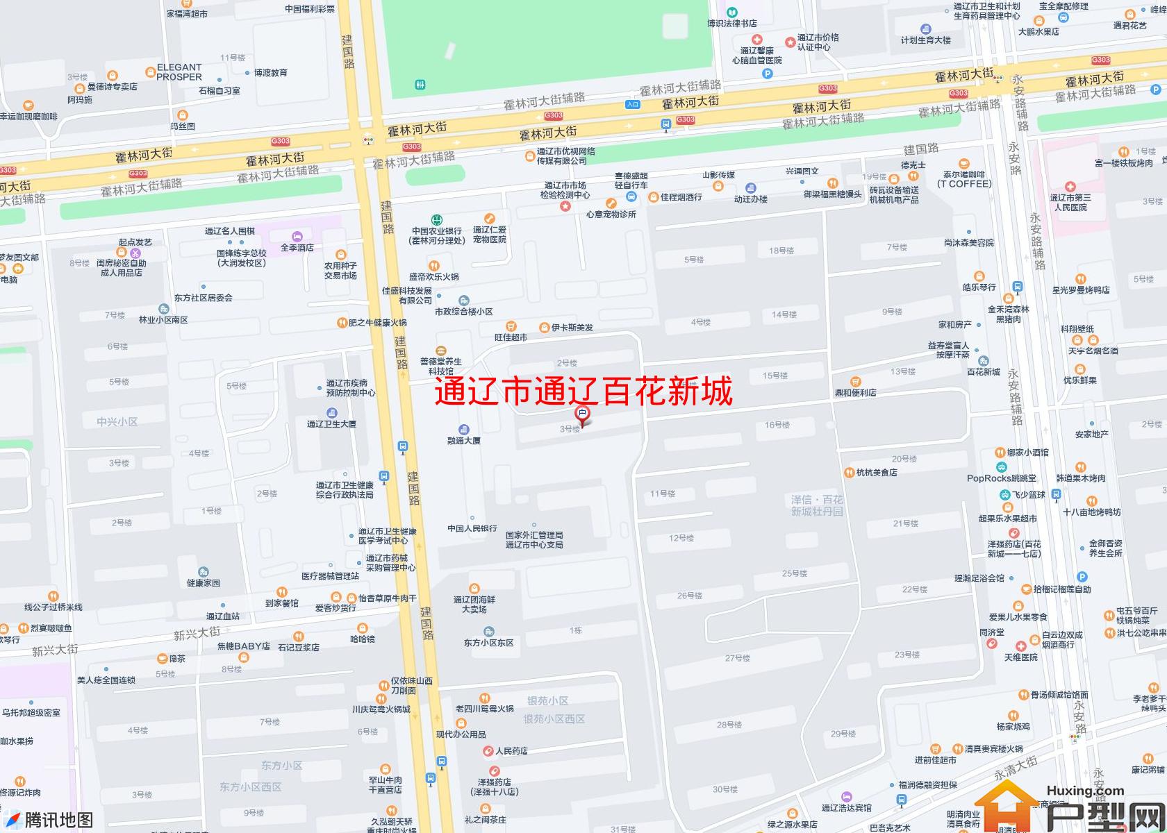 通辽百花新城小区 - 户型网