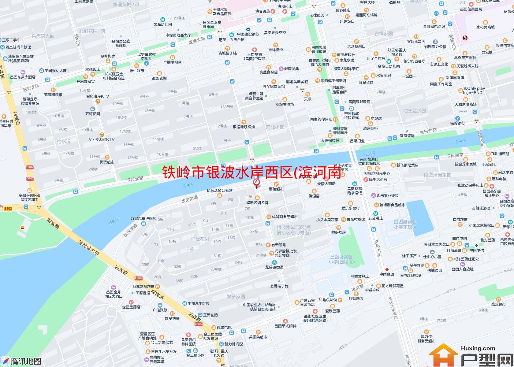 银波水岸西区(滨河南路)小区 - 户型网