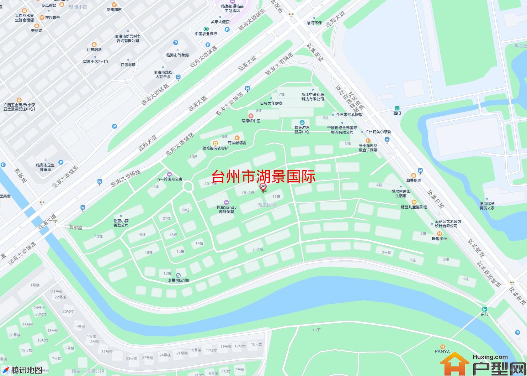 湖景国际小区 - 户型网