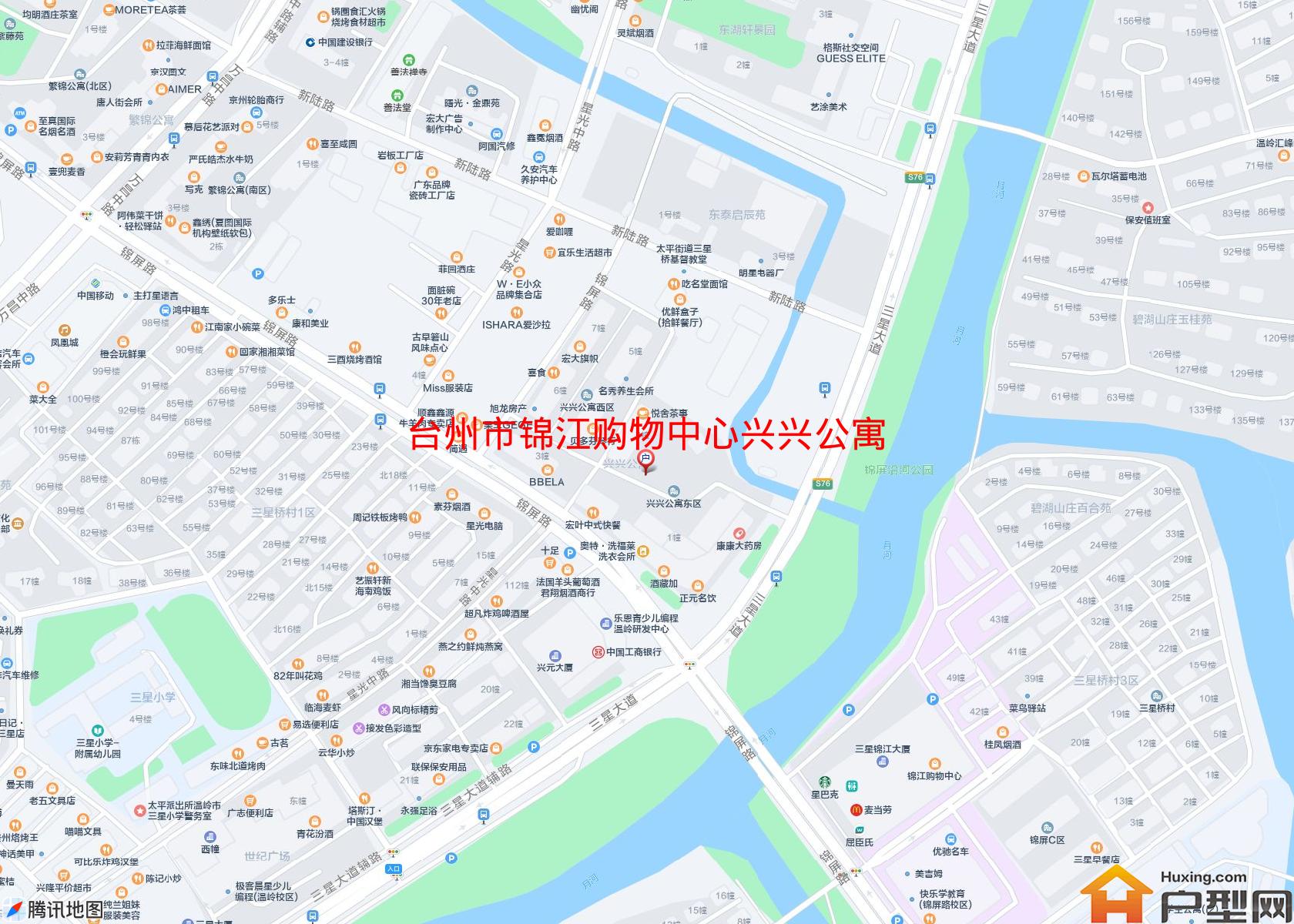 锦江购物中心兴兴公寓小区 - 户型网