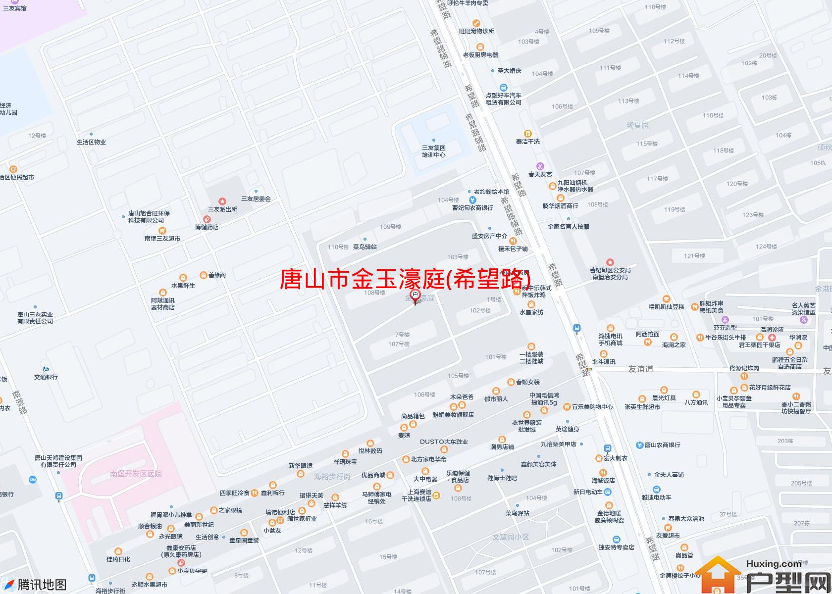 金玉濠庭(希望路)小区 - 户型网