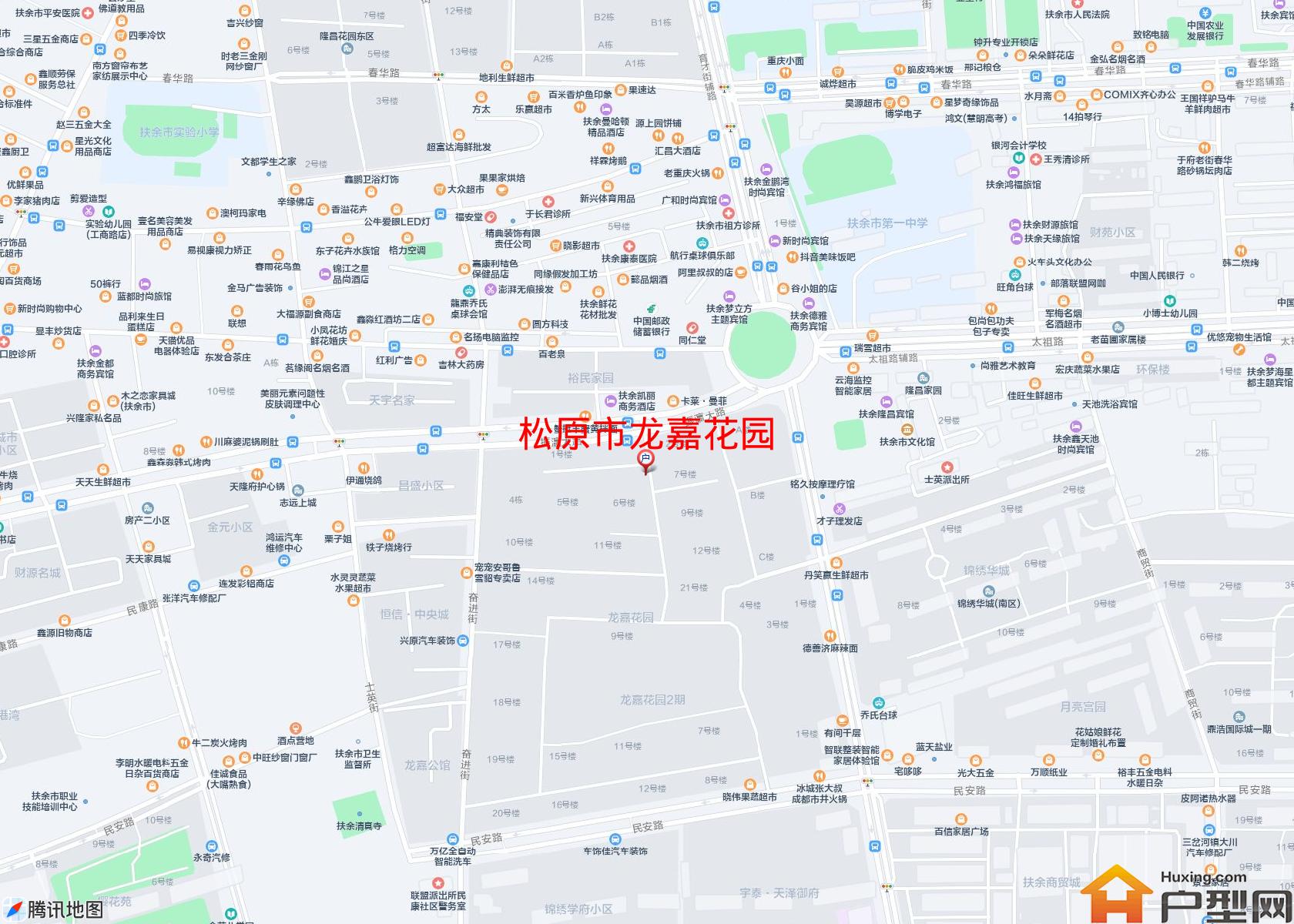 龙嘉花园小区 - 户型网