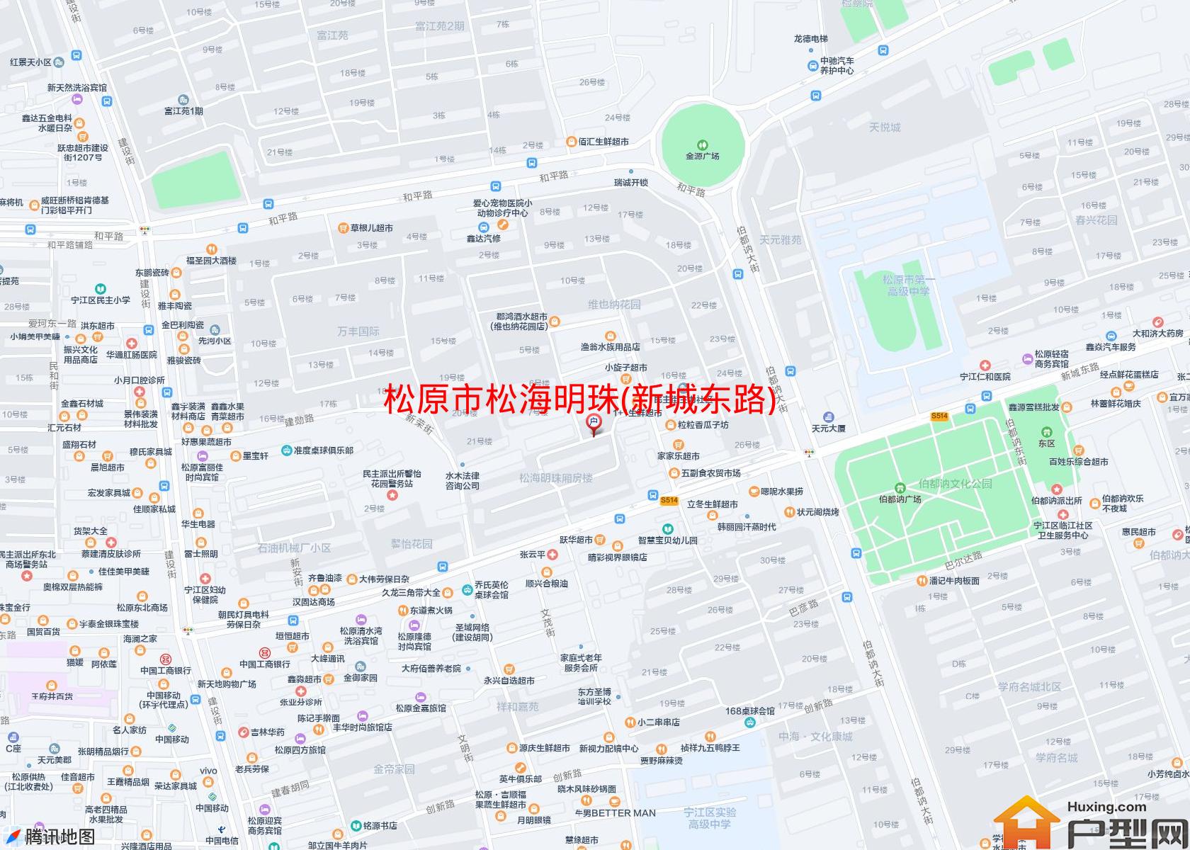 松海明珠(新城东路)小区 - 户型网