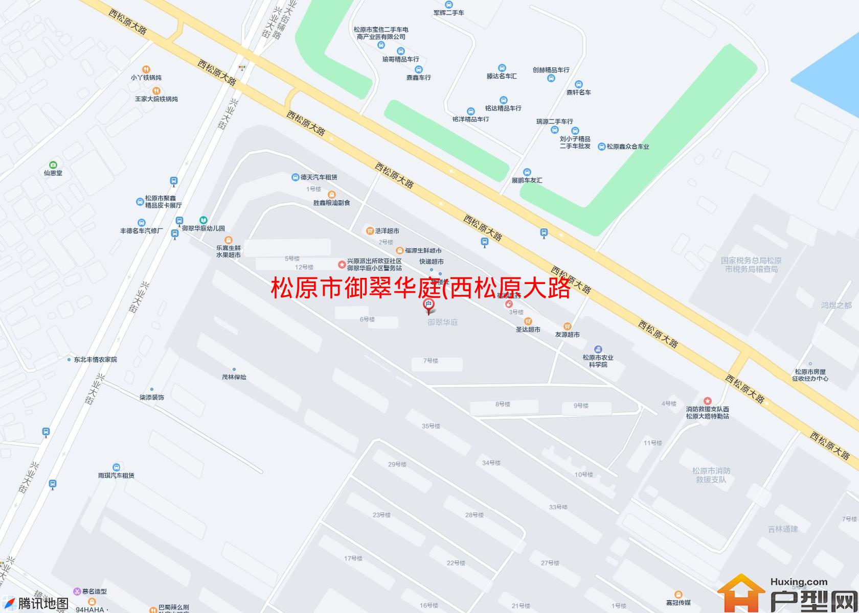 御翠华庭(西松原大路)小区 - 户型网