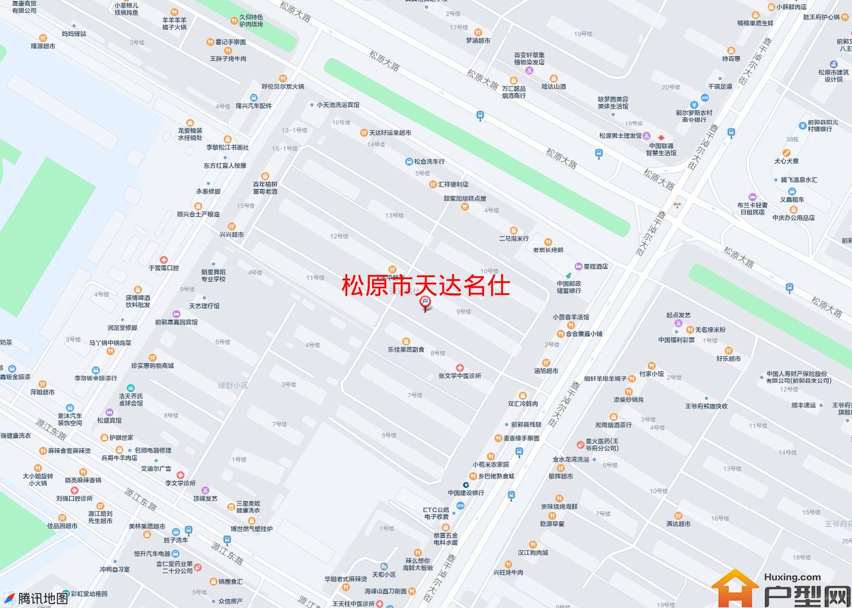 天达名仕小区 - 户型网