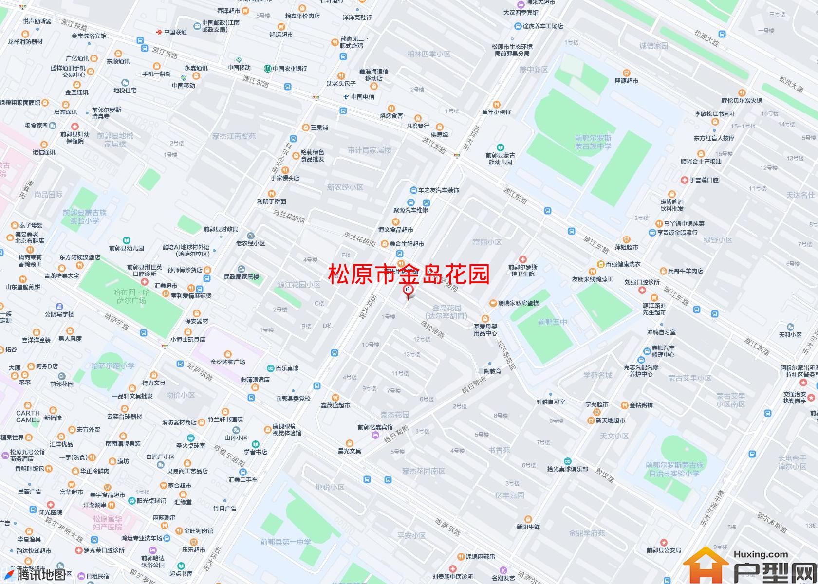 金岛花园小区 - 户型网