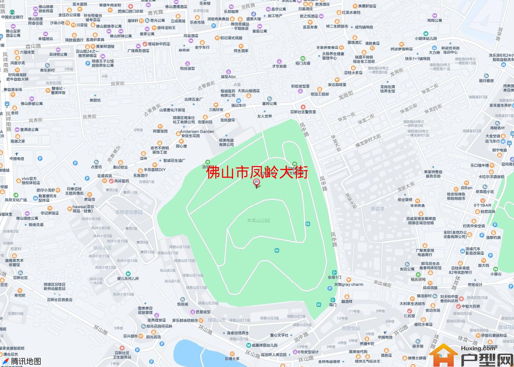 凤岭大街小区 - 户型网