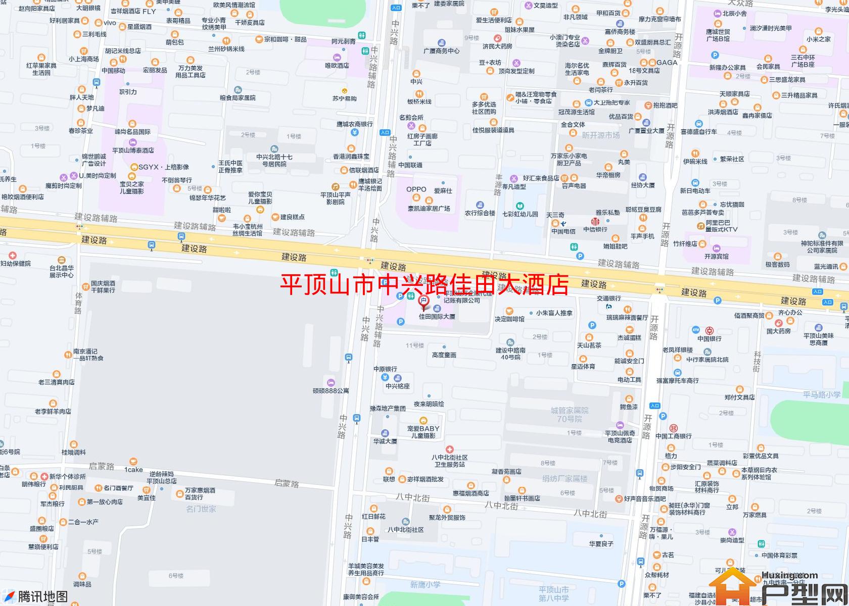 中兴路佳田大酒店小区 - 户型网