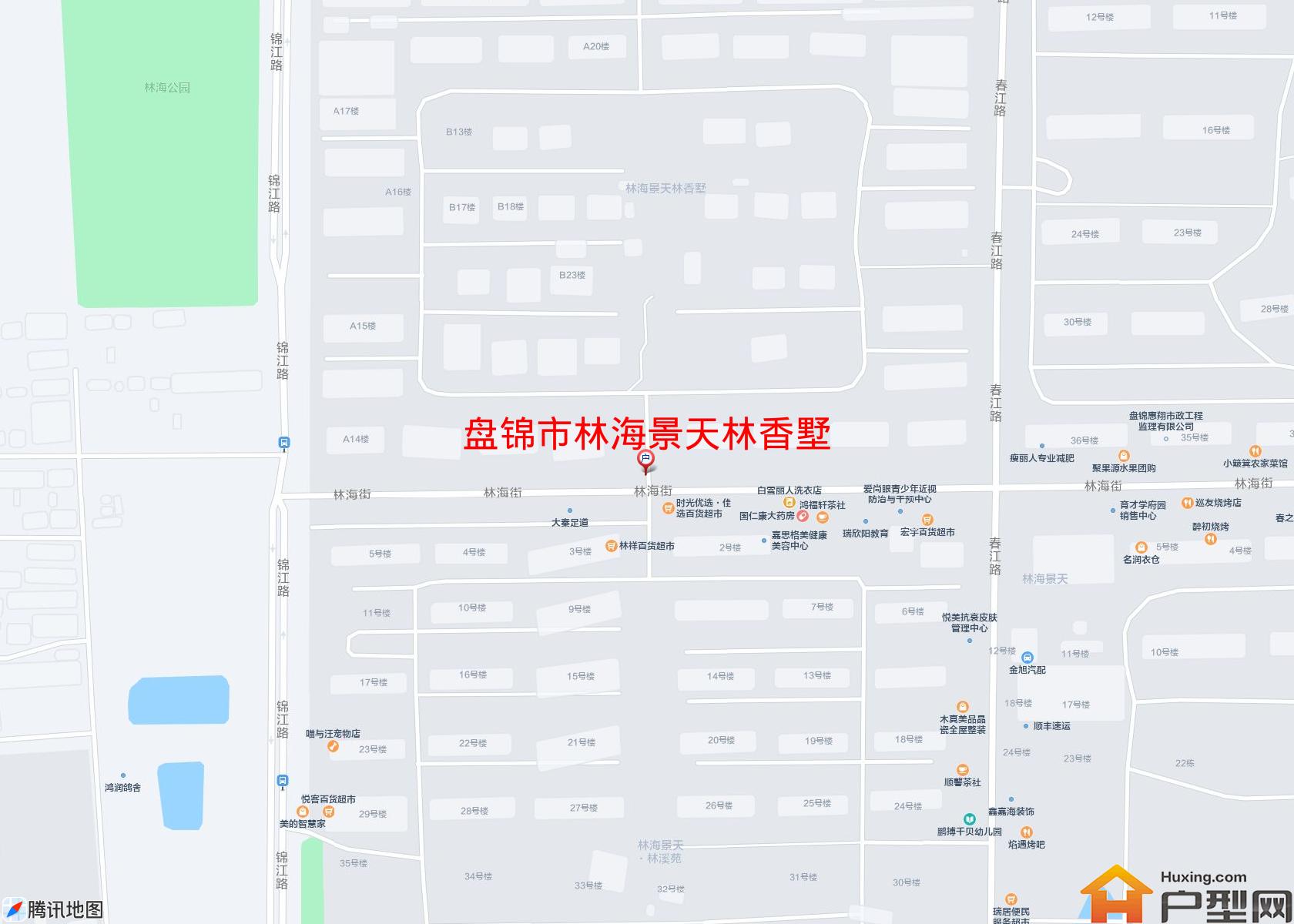 林海景天林香墅小区 - 户型网