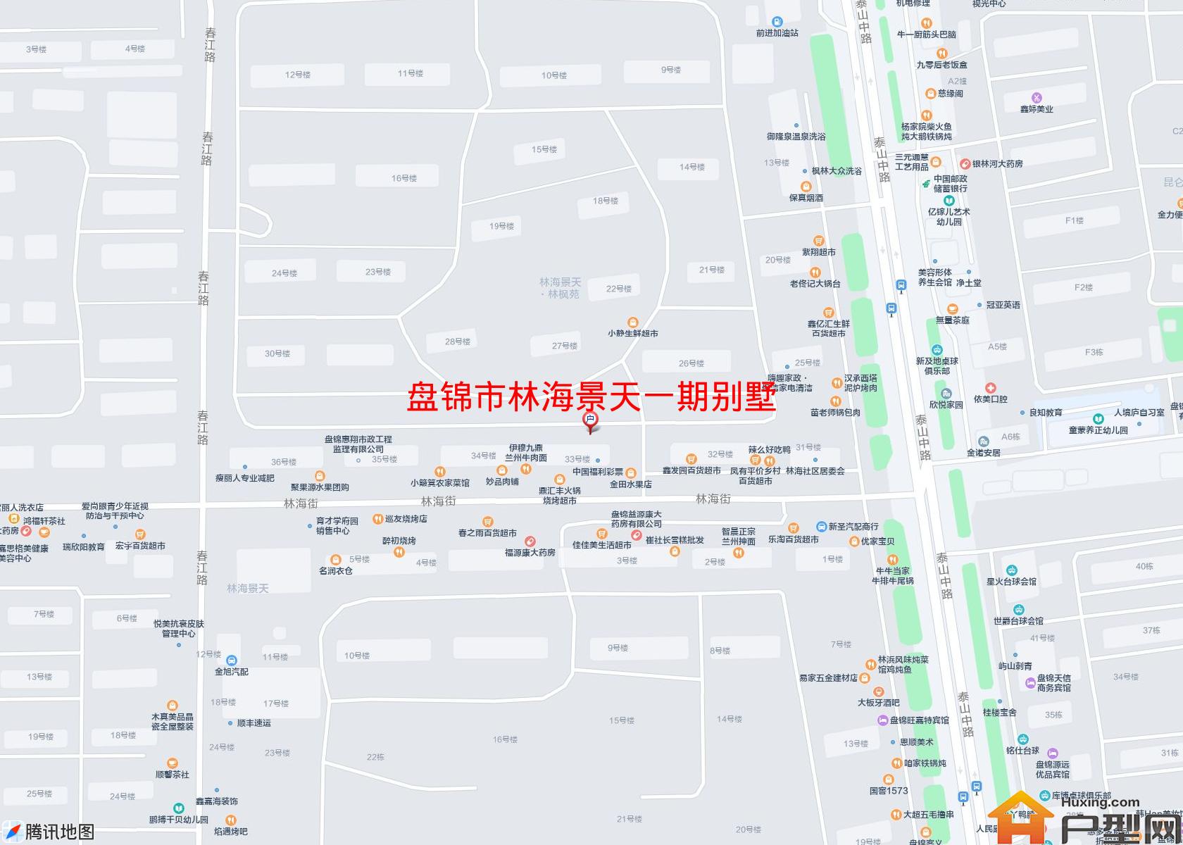 林海景天一期别墅小区 - 户型网