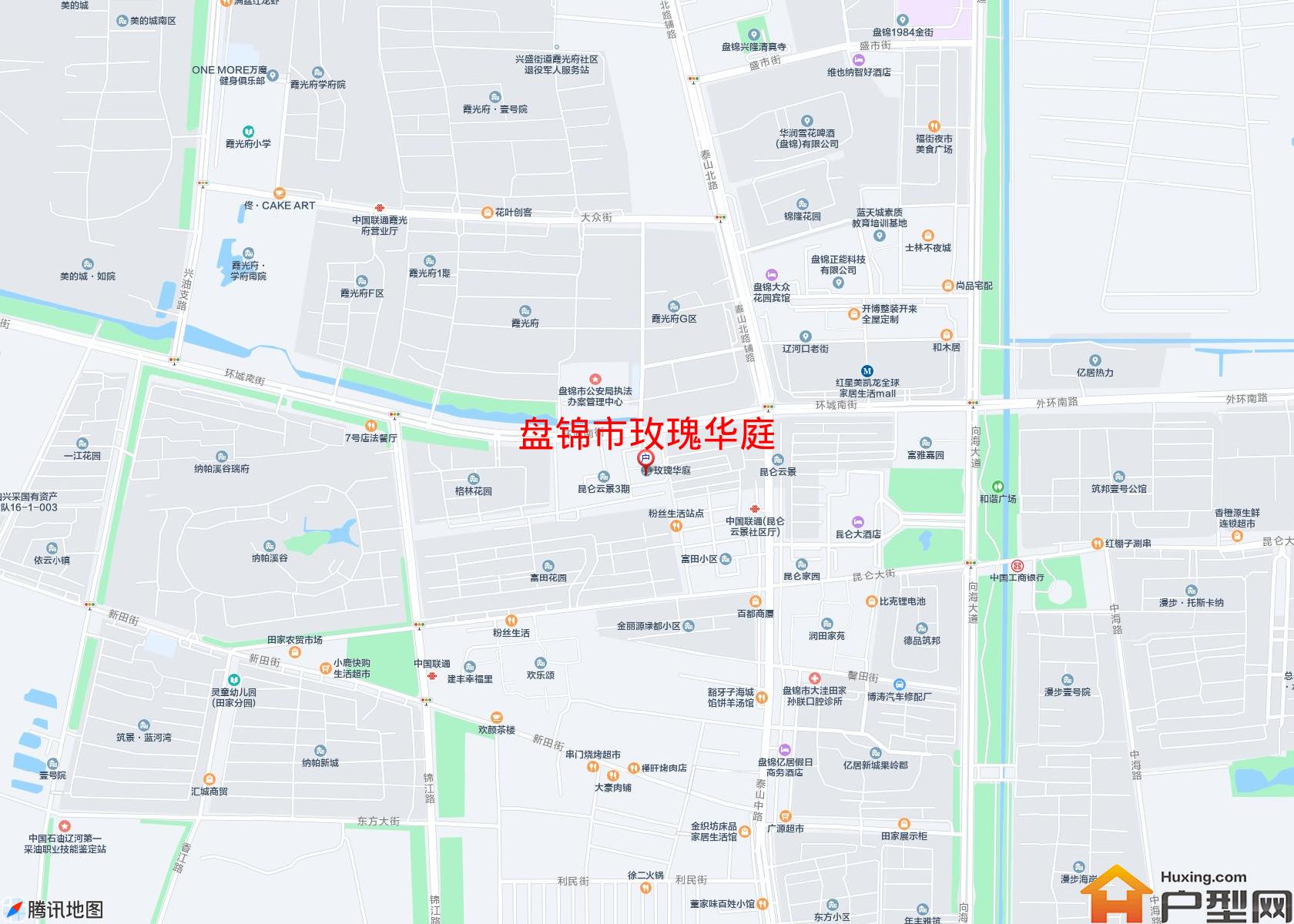 玫瑰华庭小区 - 户型网
