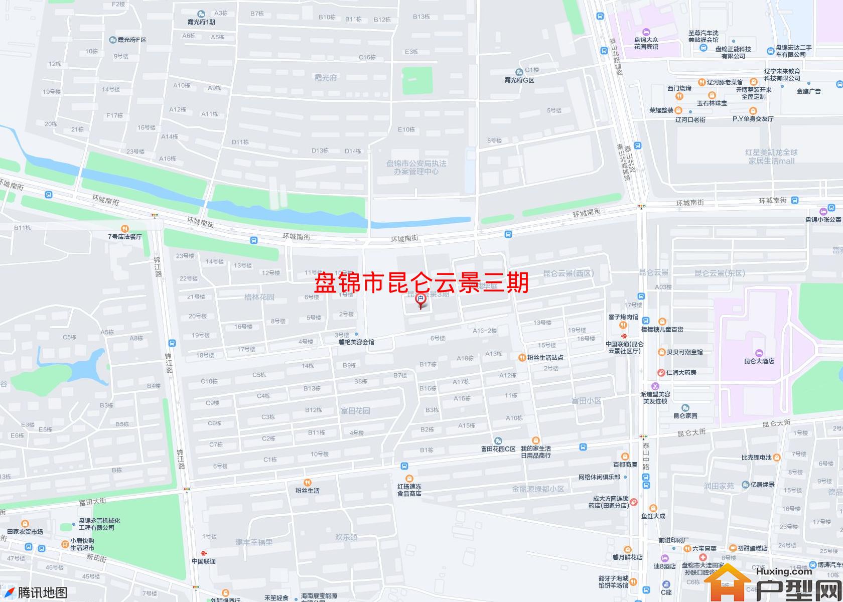 昆仑云景三期小区 - 户型网