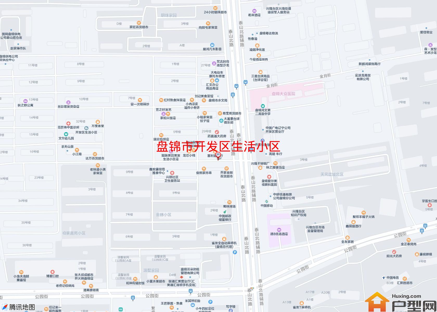 开发区生活小区小区 - 户型网