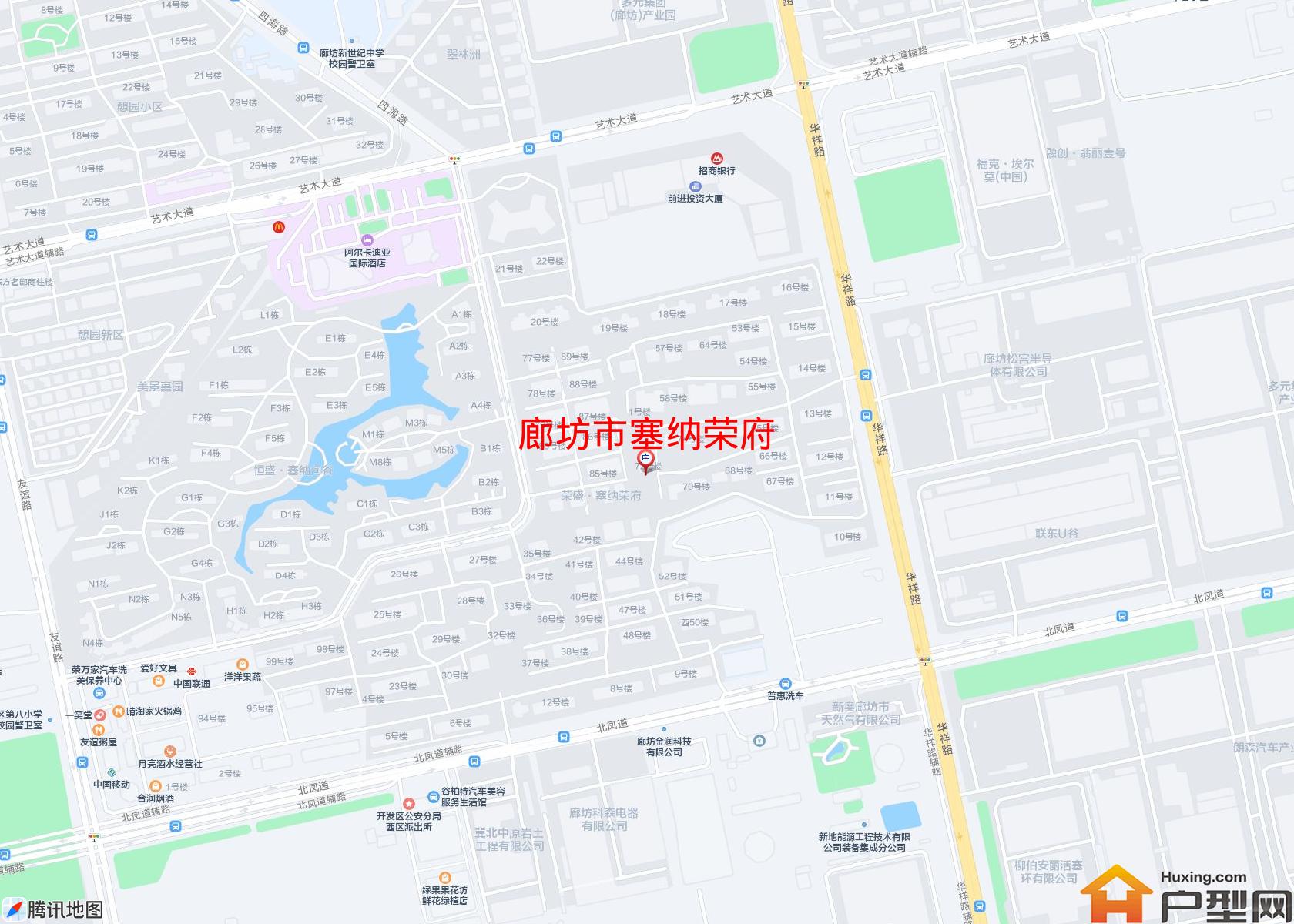 塞纳荣府小区 - 户型网