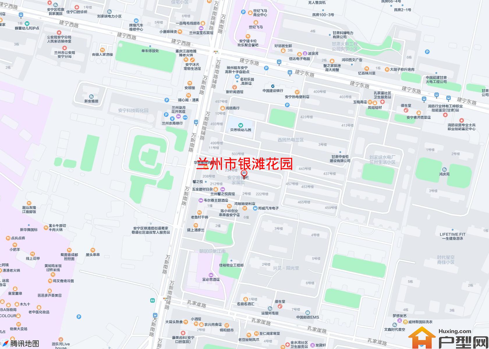 银滩花园小区 - 户型网