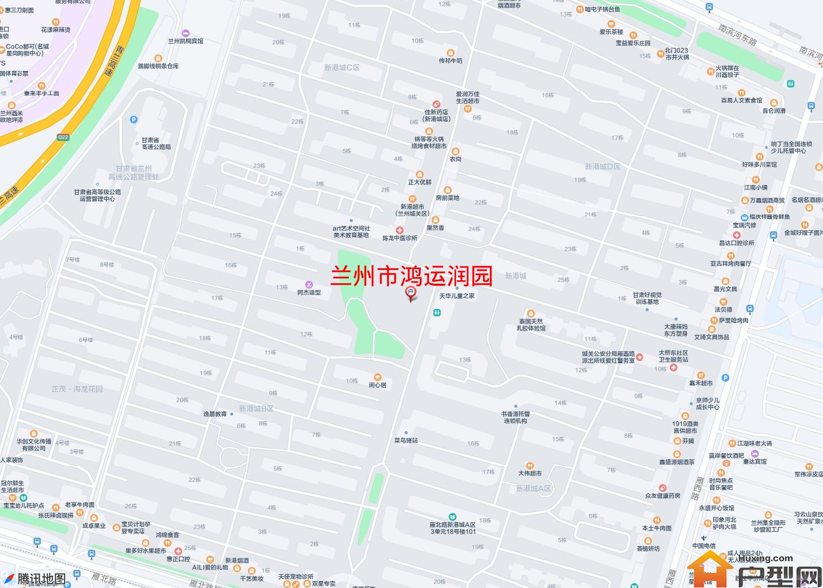 鸿运润园小区 - 户型网 鸿运润园小区 - 户型网