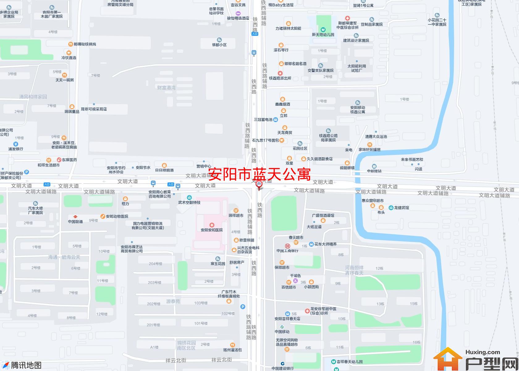 蓝天公寓小区 - 户型网