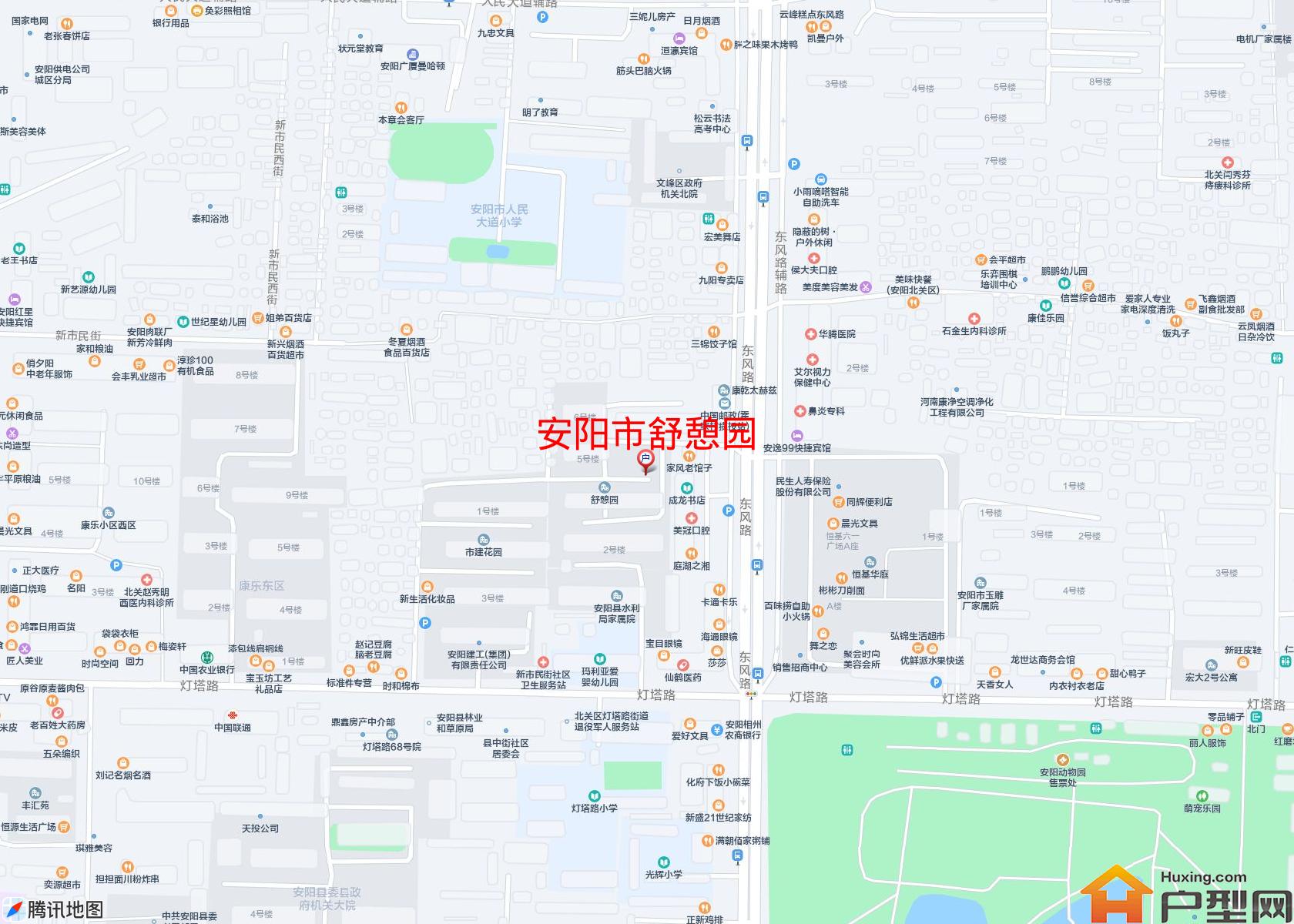 舒憩园小区 - 户型网