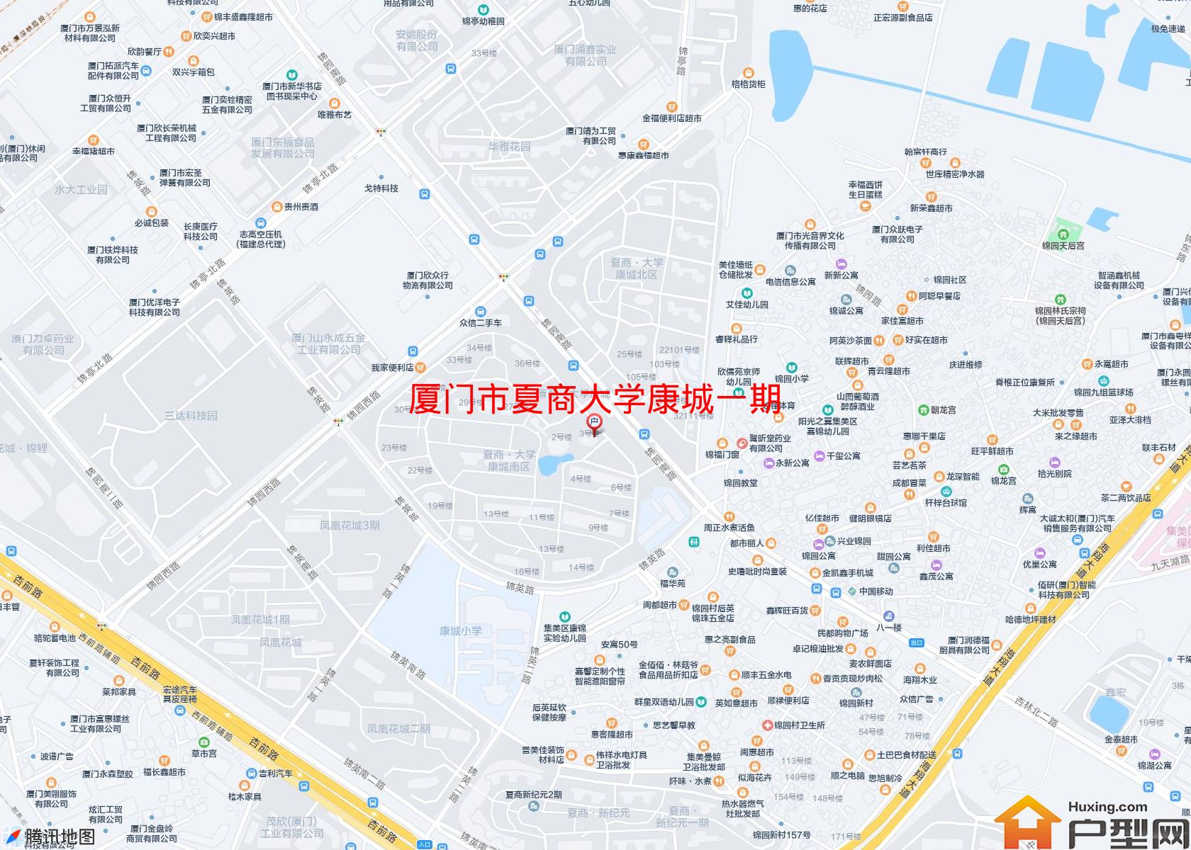 夏商大学康城一期小区 - 户型网