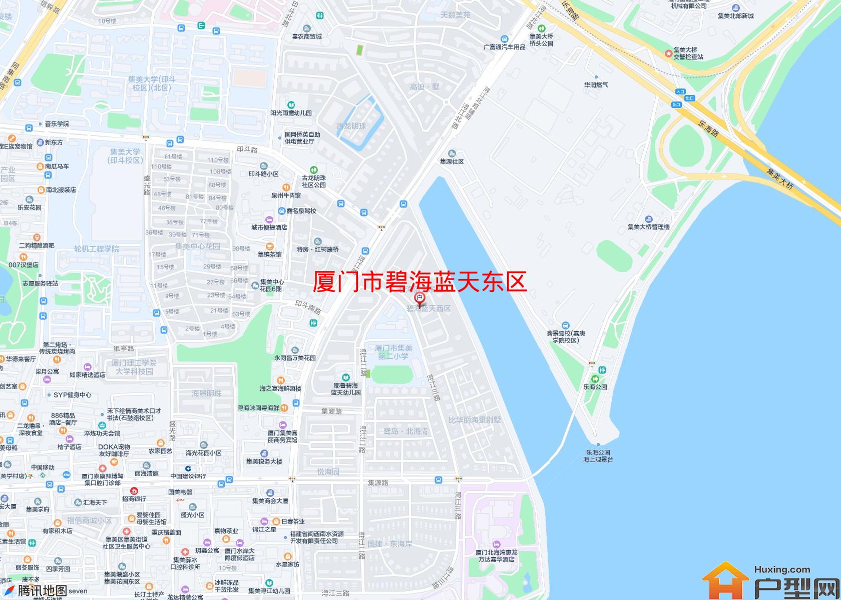 碧海蓝天东区小区 - 户型网