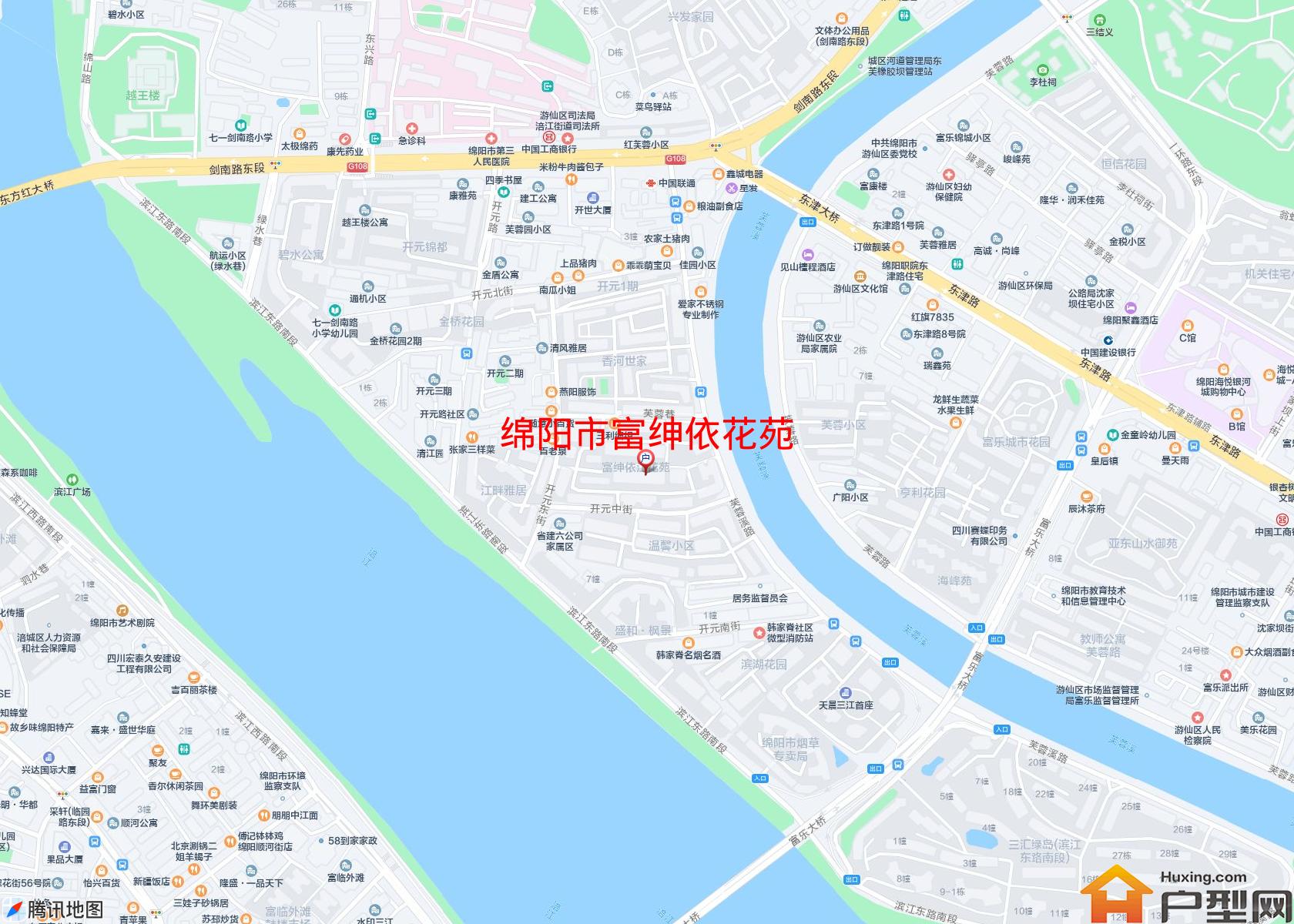 富绅依花苑小区 - 户型网