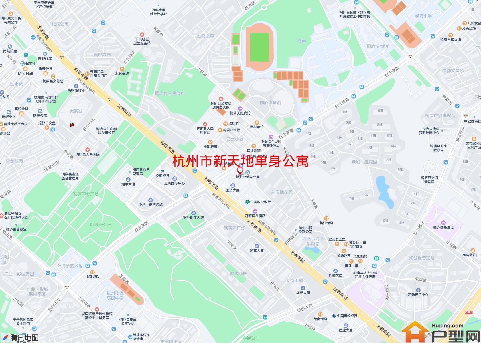新天地单身公寓小区 - 户型网