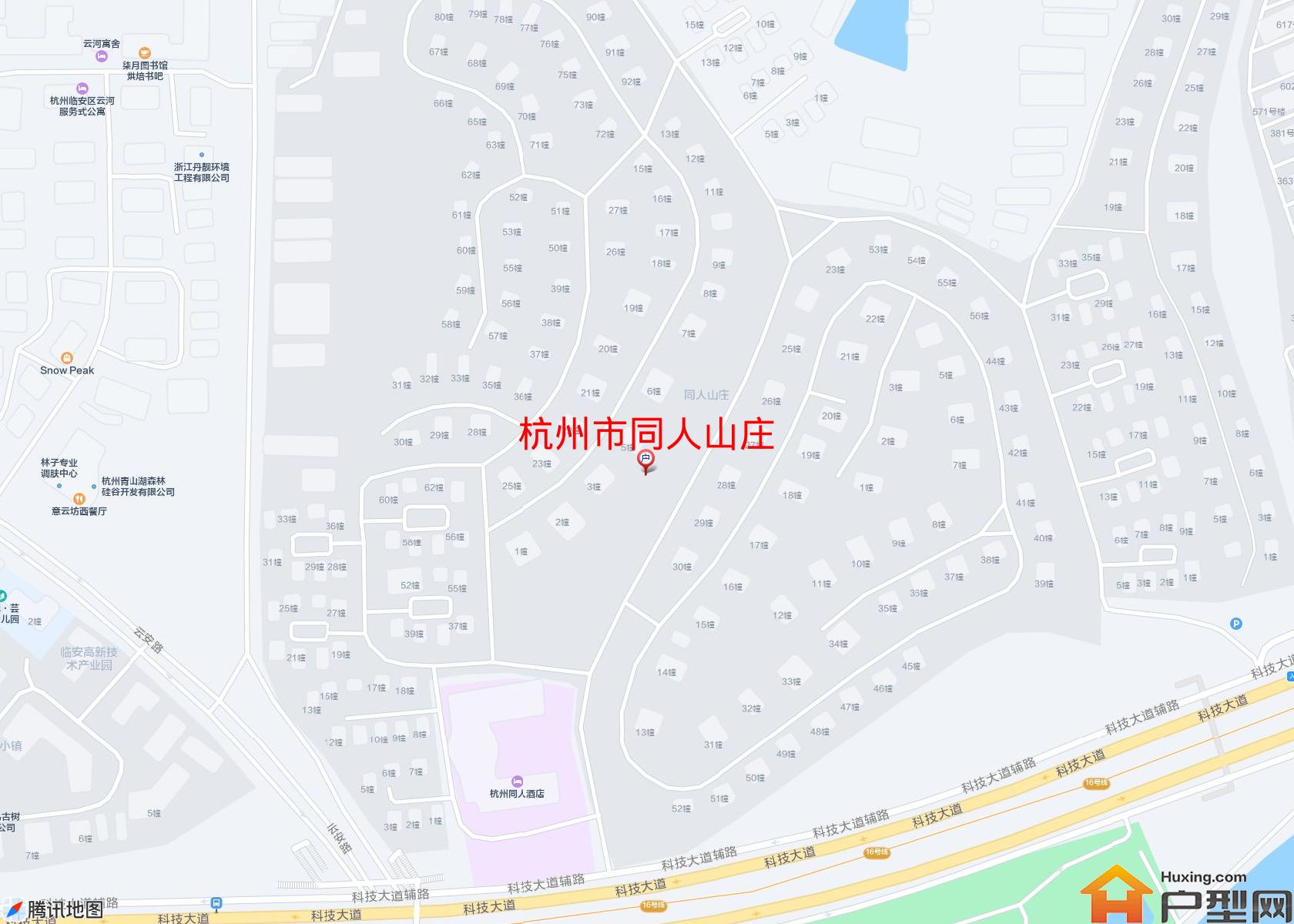 同人山庄小区 - 户型网