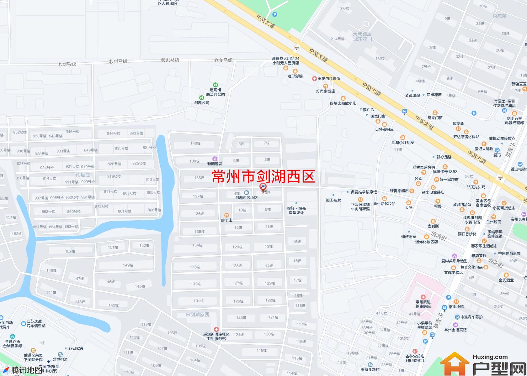 剑湖西区小区 - 户型网