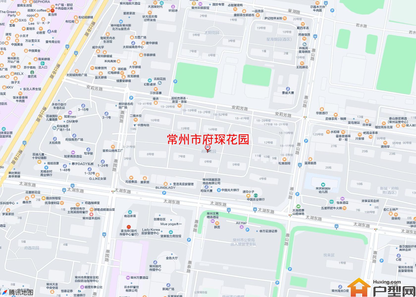 府琛花园小区 - 户型网