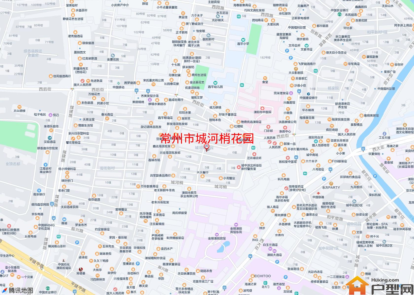 城河梢花园小区 - 户型网