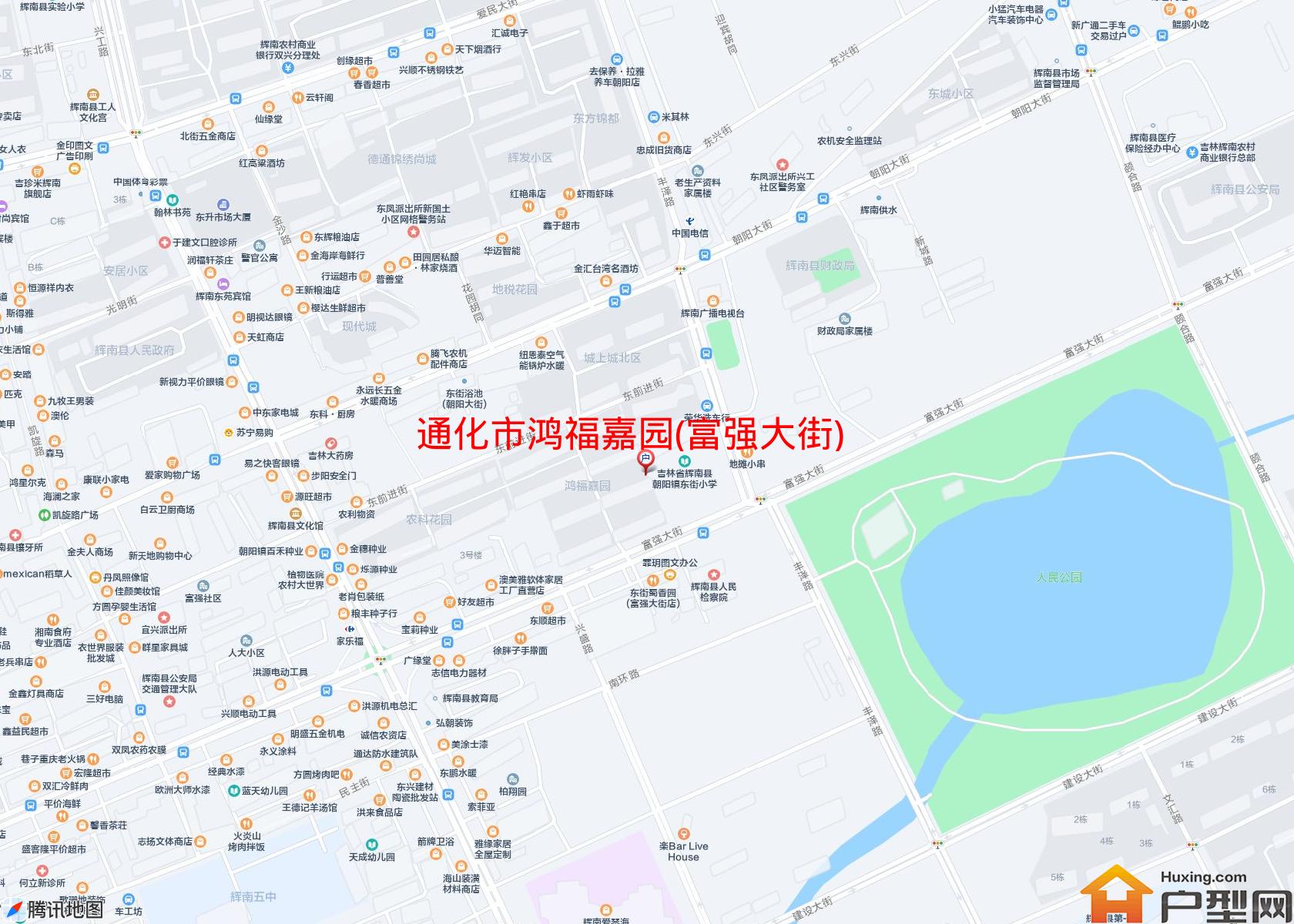 鸿福嘉园(富强大街)小区 - 户型网