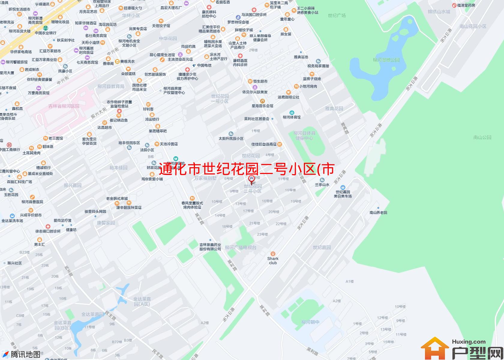 世纪花园二号小区(市场路711号)小区 - 户型网