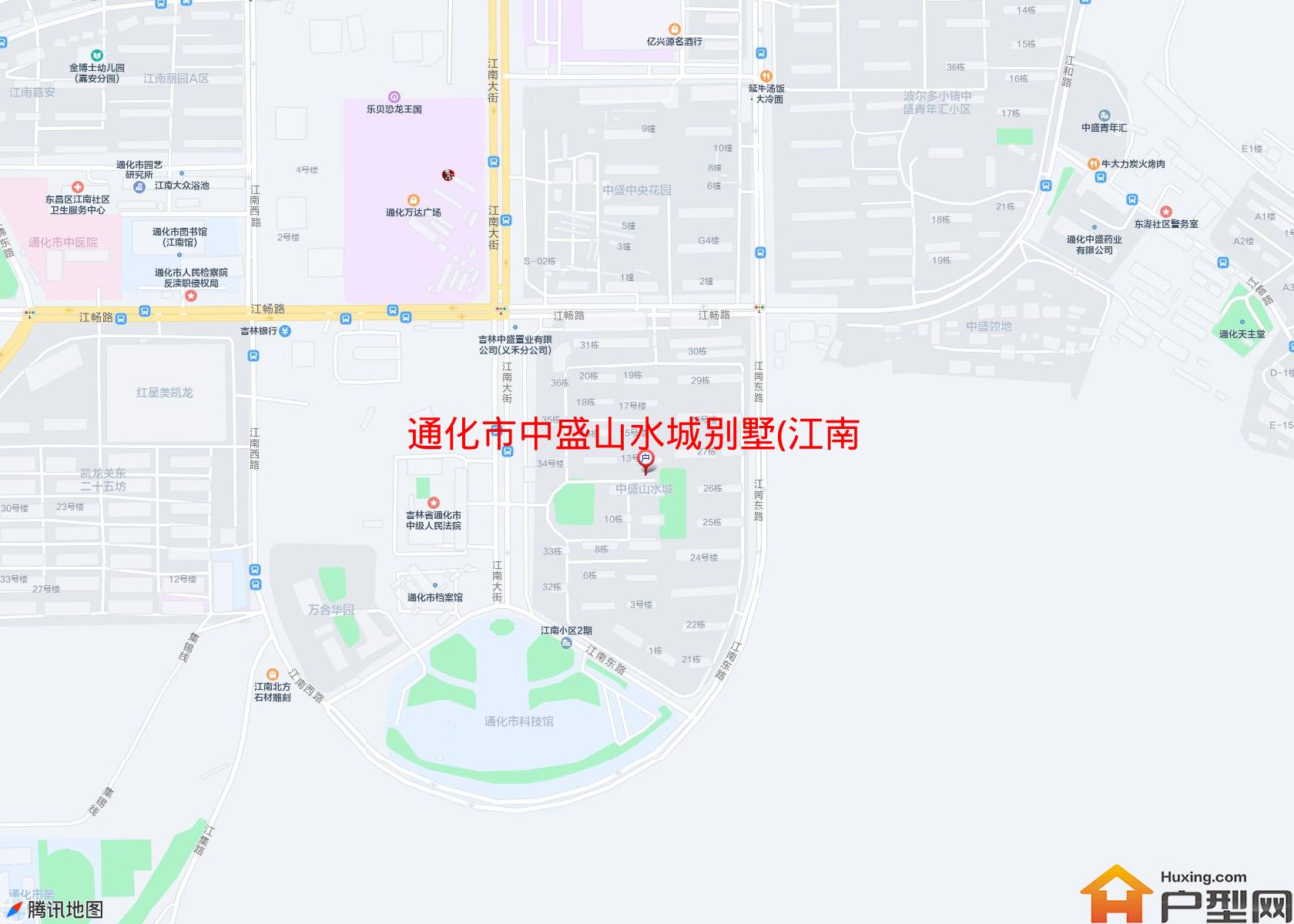 中盛山水城别墅(江南大街)小区 - 户型网