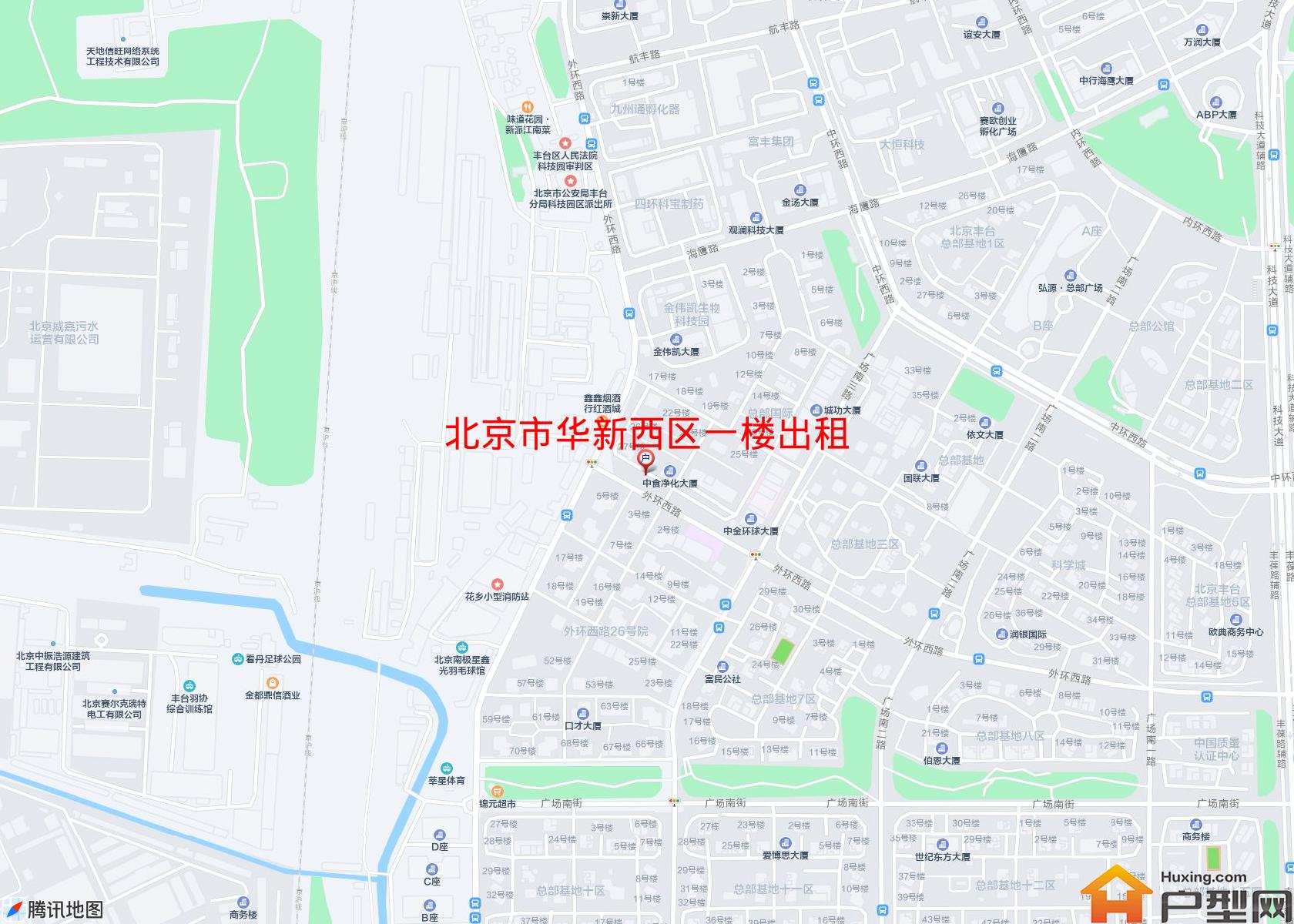 华新西区一楼出租小区 - 户型网
