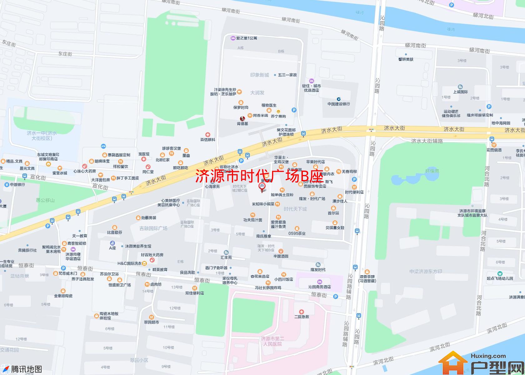 时代广场B座小区 - 户型网