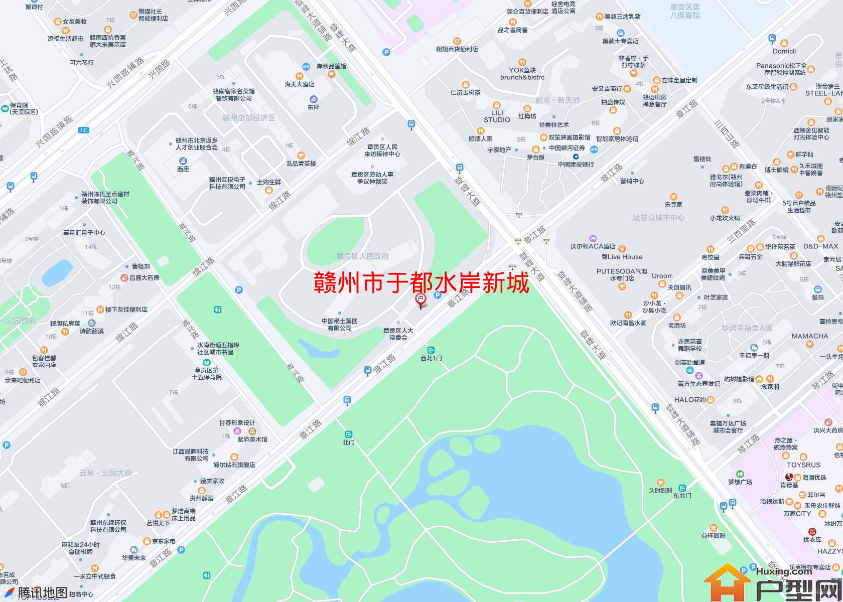 于都水岸新城小区 - 户型网