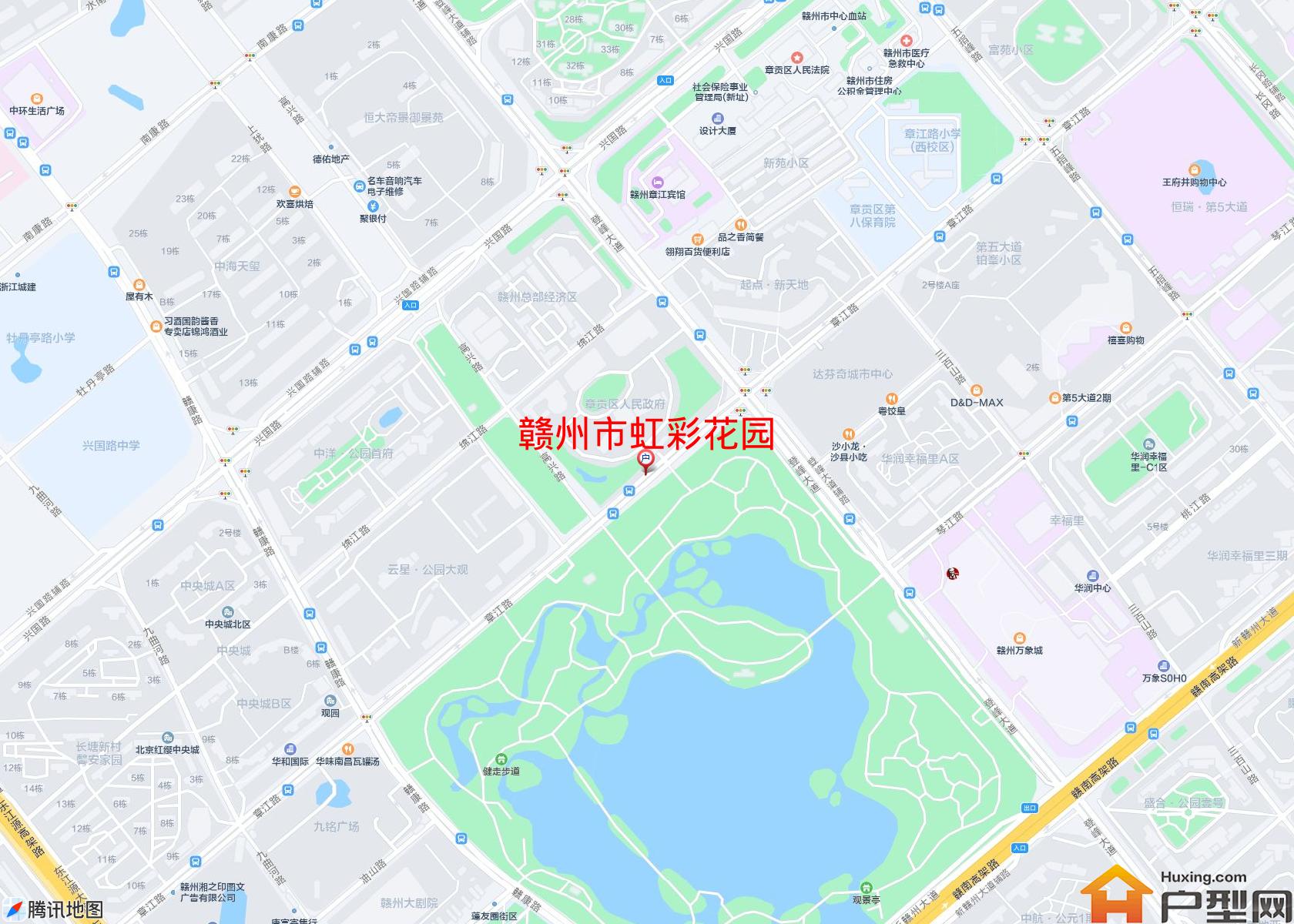 虹彩花园小区 - 户型网