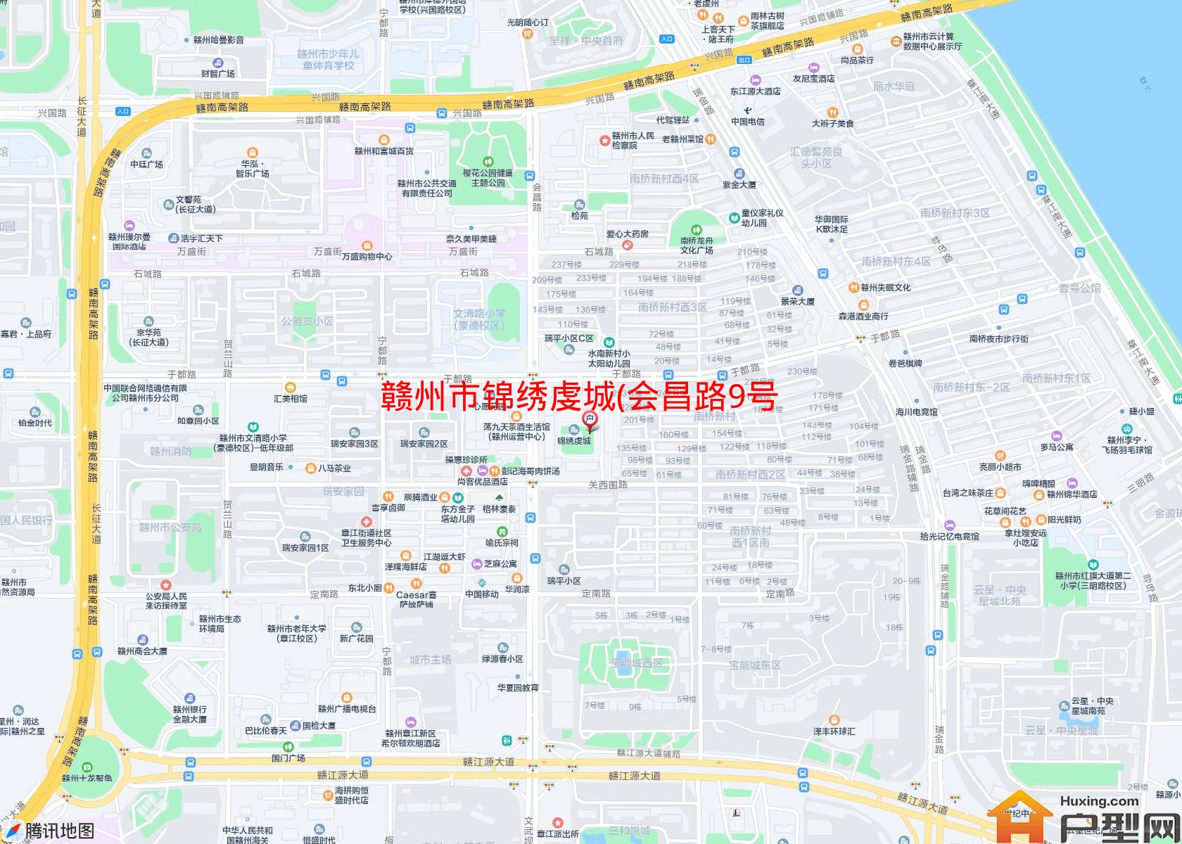 锦绣虔城(会昌路9号)小区 - 户型网