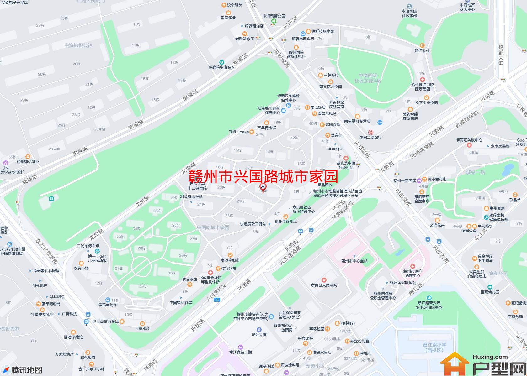 兴国路城市家园小区 - 户型网