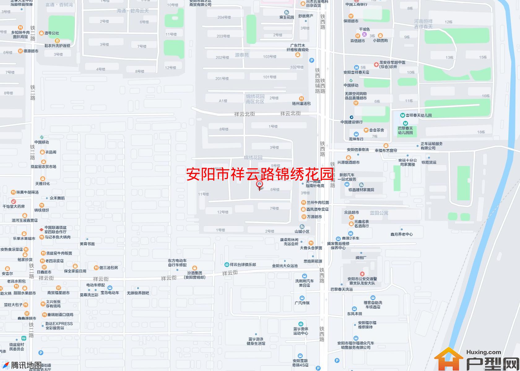 祥云路锦绣花园小区 - 户型网