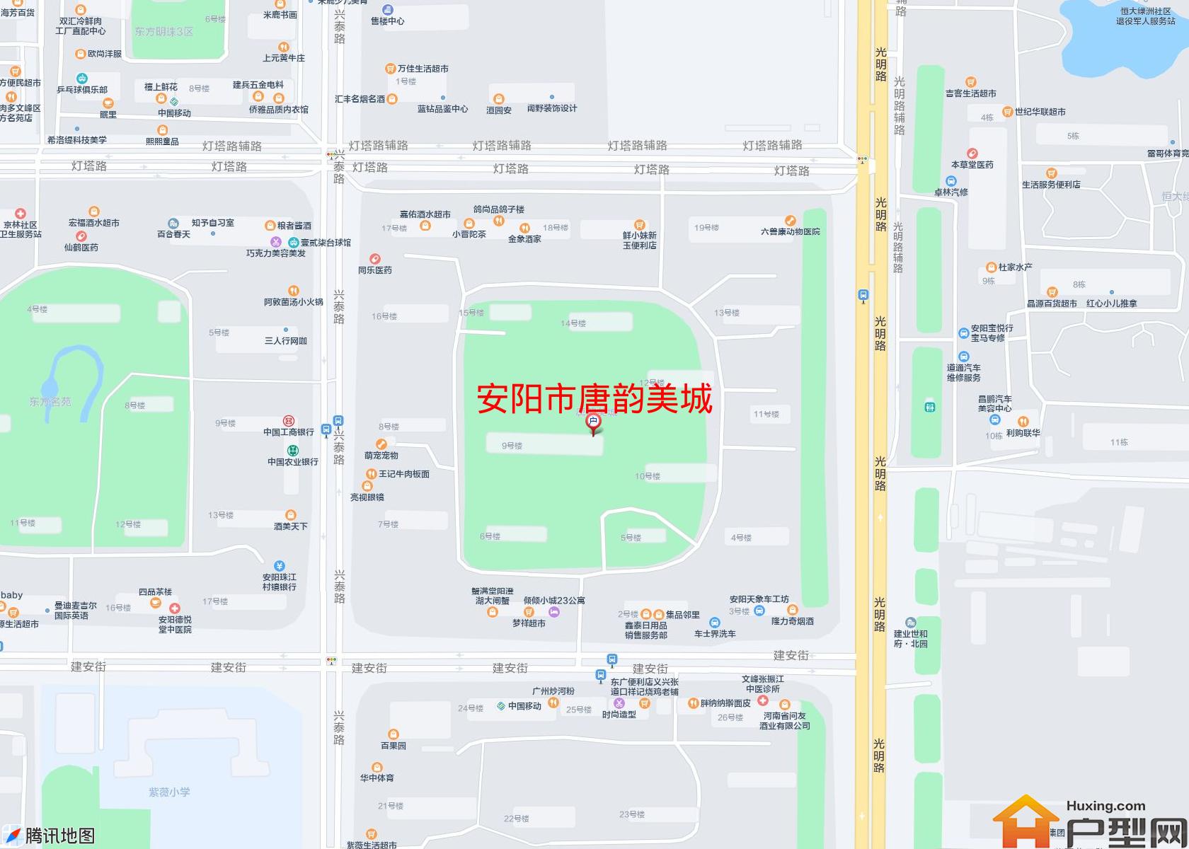 唐韵美城小区 - 户型网