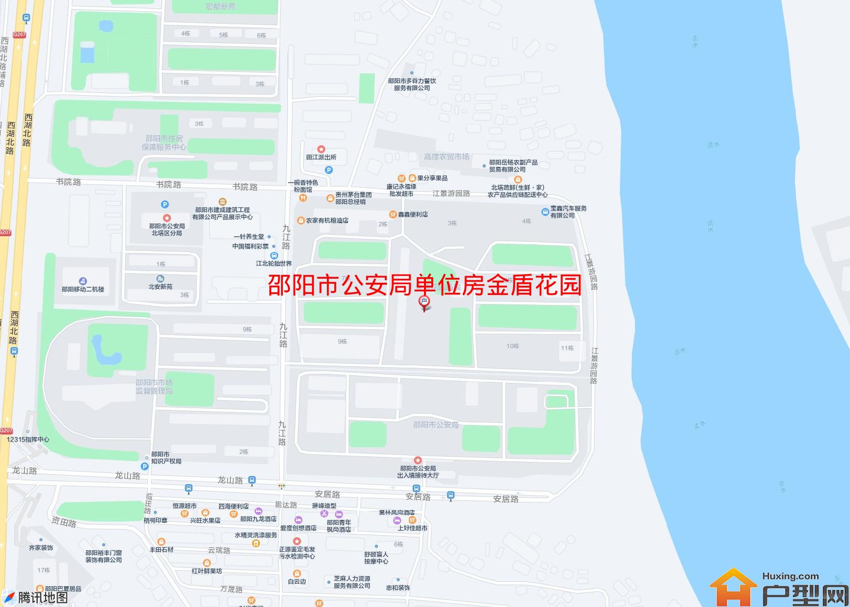 公安局单位房金盾花园小区 - 户型网