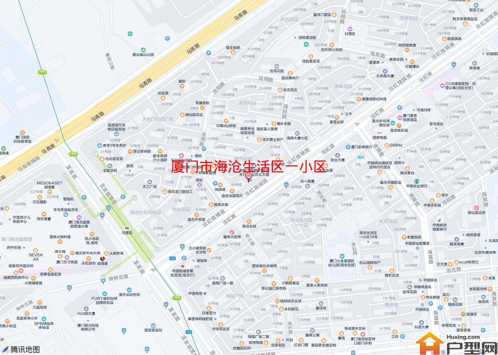 海沧生活区一小区小区 - 户型网
