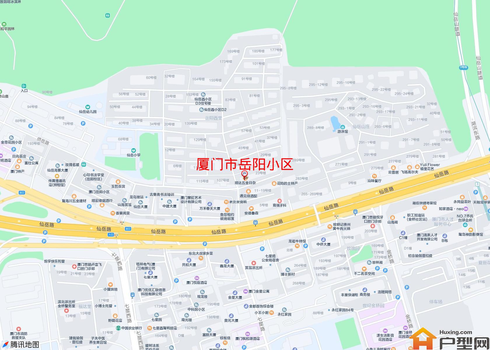 岳阳小区小区 - 户型网