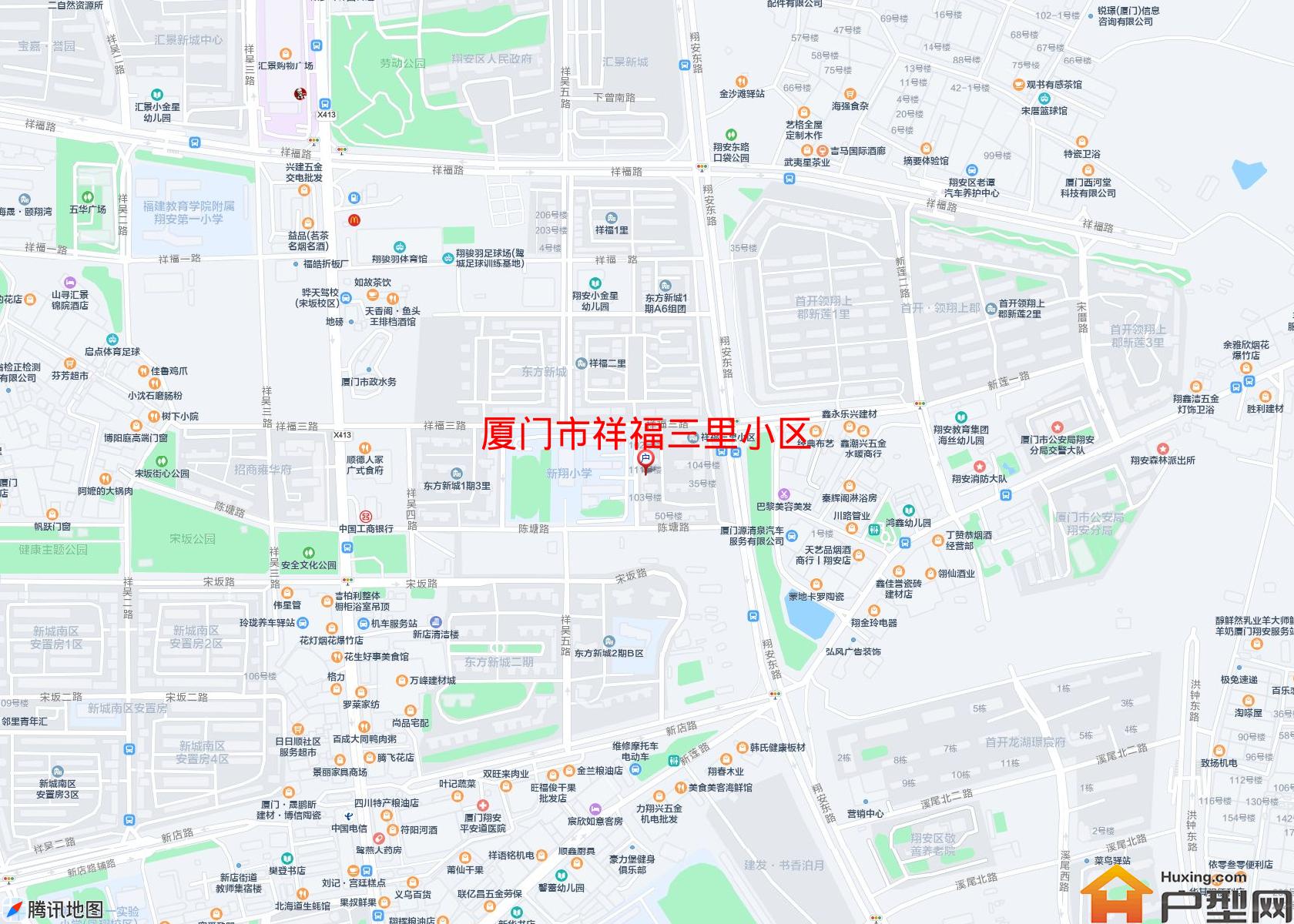 祥福三里小区小区 - 户型网 祥福三里小区小区 - 户型网